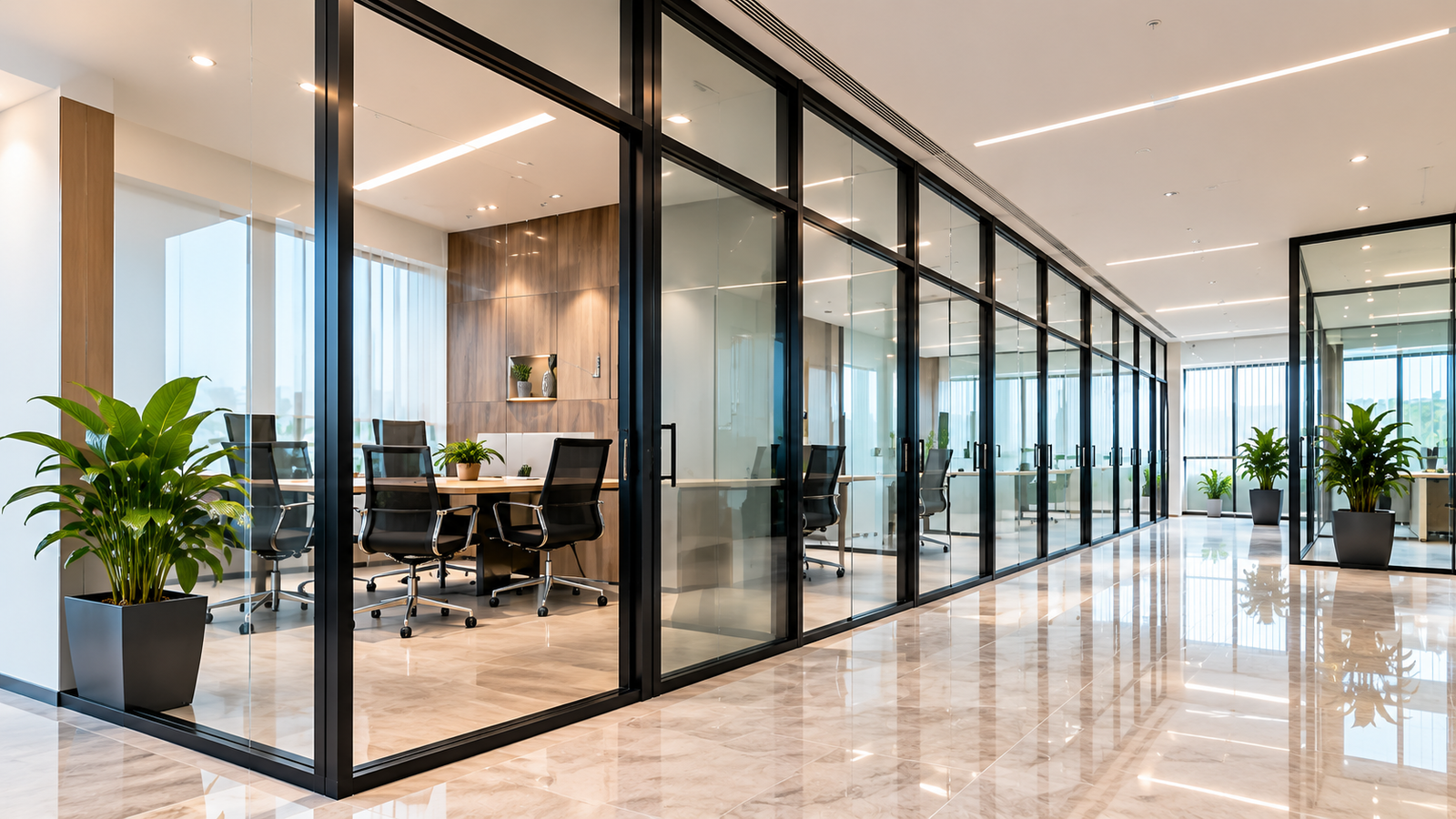 Aluminium Office Partition